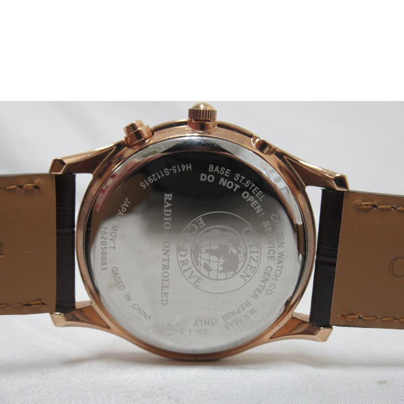 CITIZEN/レディースウォッチ/Eco-Drive/ソーラー電波/H415-S112915//262******/Aランク/63