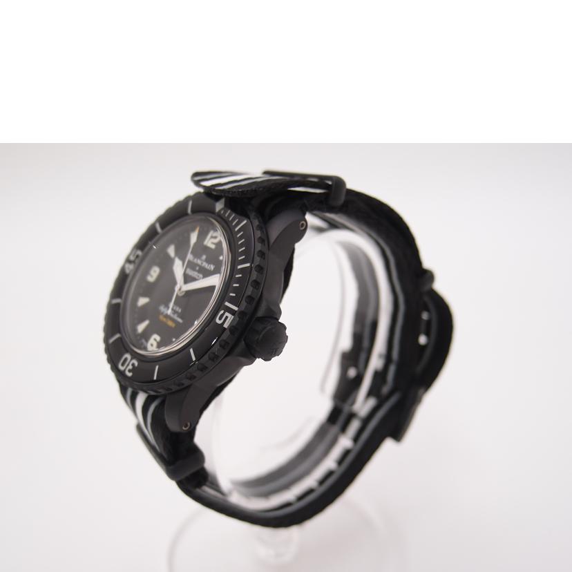 BLANCPAIN×swatch ブランパン×スウォッチ/スクーバ・フィフティファゾムス/オーシャンオブストーム/自動巻き/SO35B400//SAランク/69