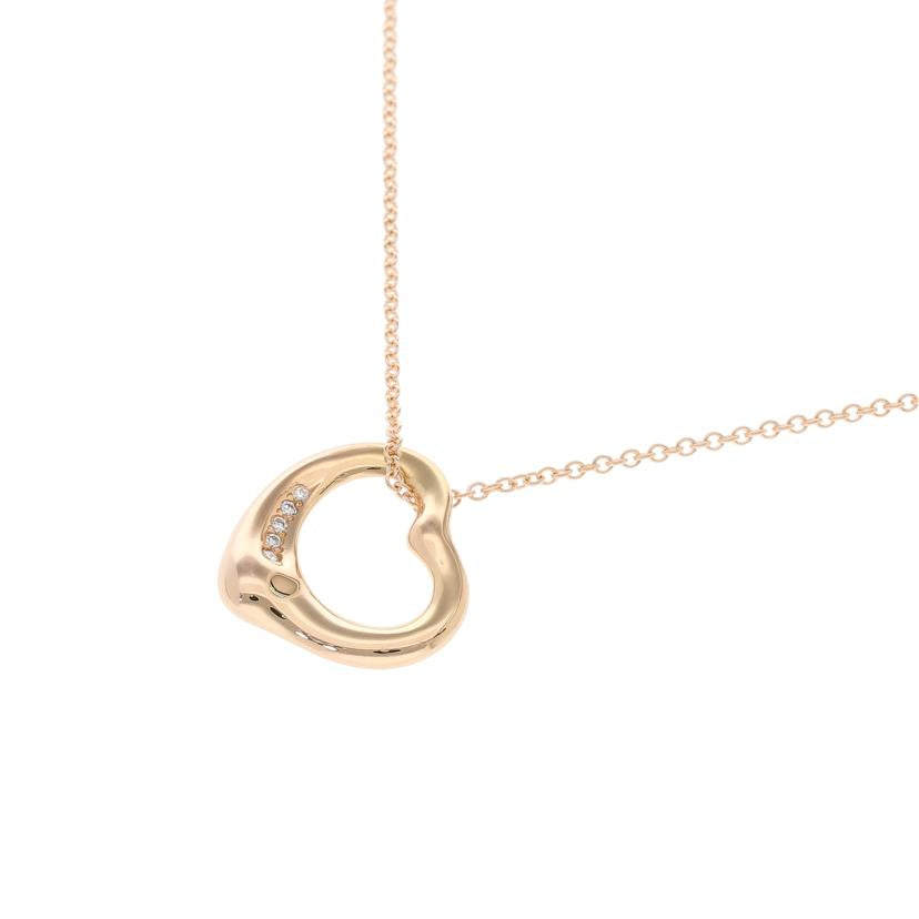 TIFFANY&Co ティファニー/TIFFANY/750オープンハートダイヤ5Pネックレス/4.3/40.5cm//Aランク/75