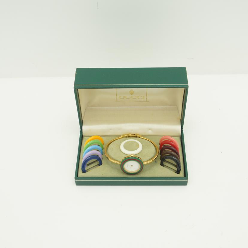 GUCCI グッチ/チェンジベゼルウォッチ/レディース/クオーツ/11/12.2//091****/ABランク/20