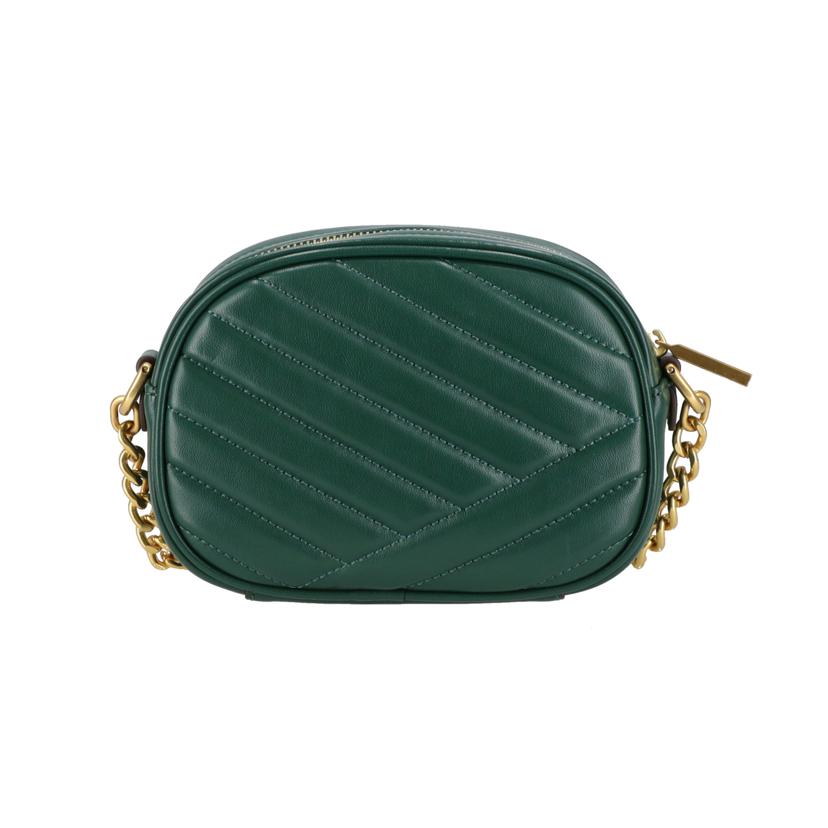 TORY BURCH トリーバーチ/キラシェブロンカメラバッグ/グリーン//SAランク/75