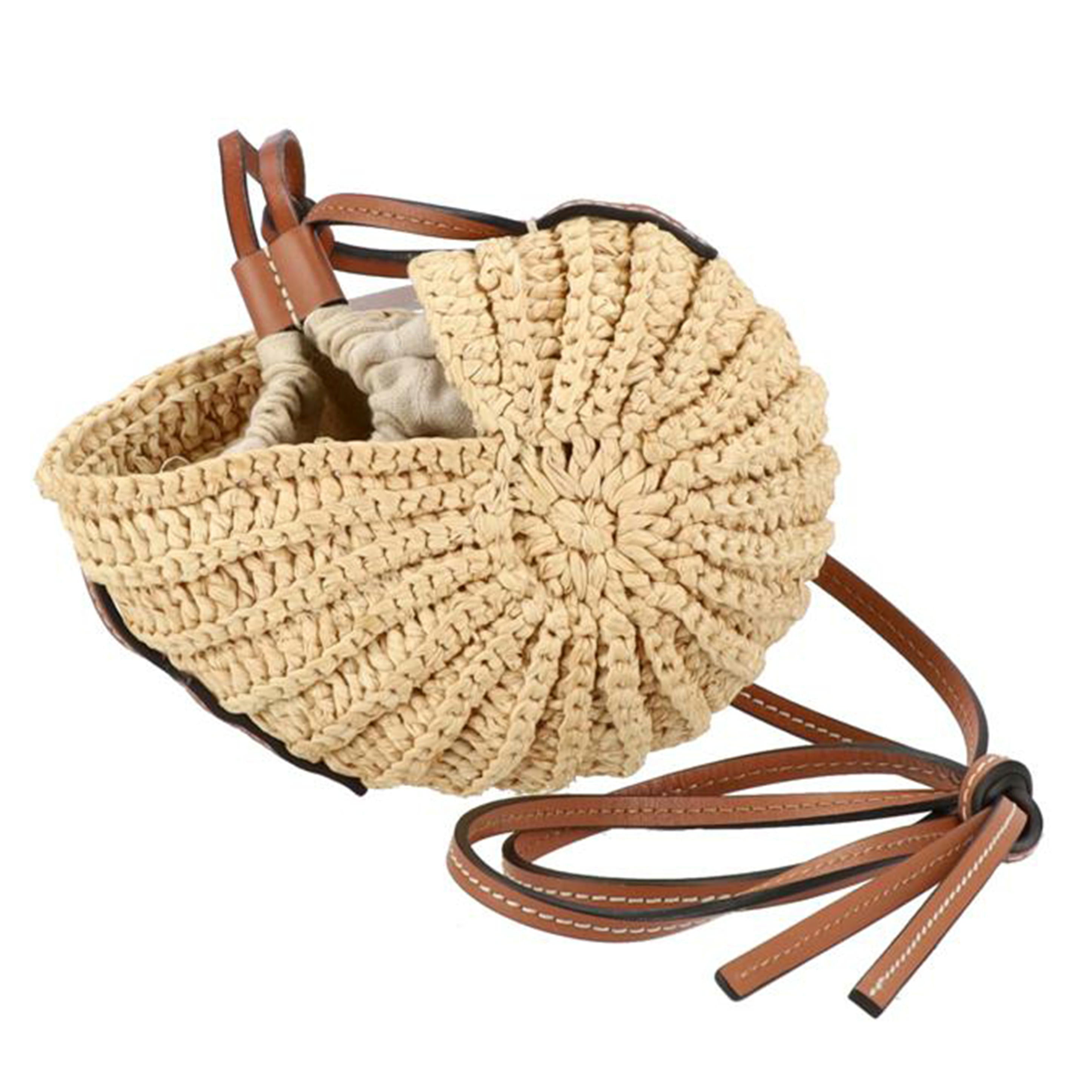 LOEWE ロエベ/LOEWEムーンシェルラフィアショルダー//522***/Bランク/75