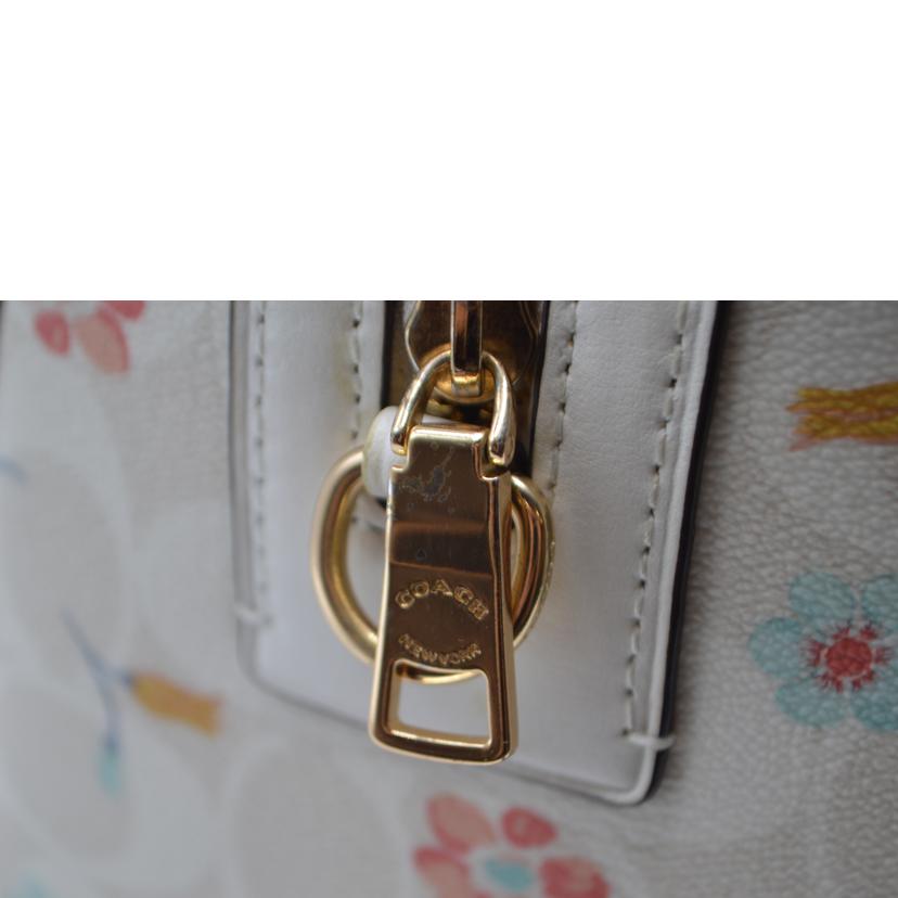 COACH コーチ/シグネチャーミスティカルフローラル2wayレザーハンド/C8615//A22**/ABランク/89