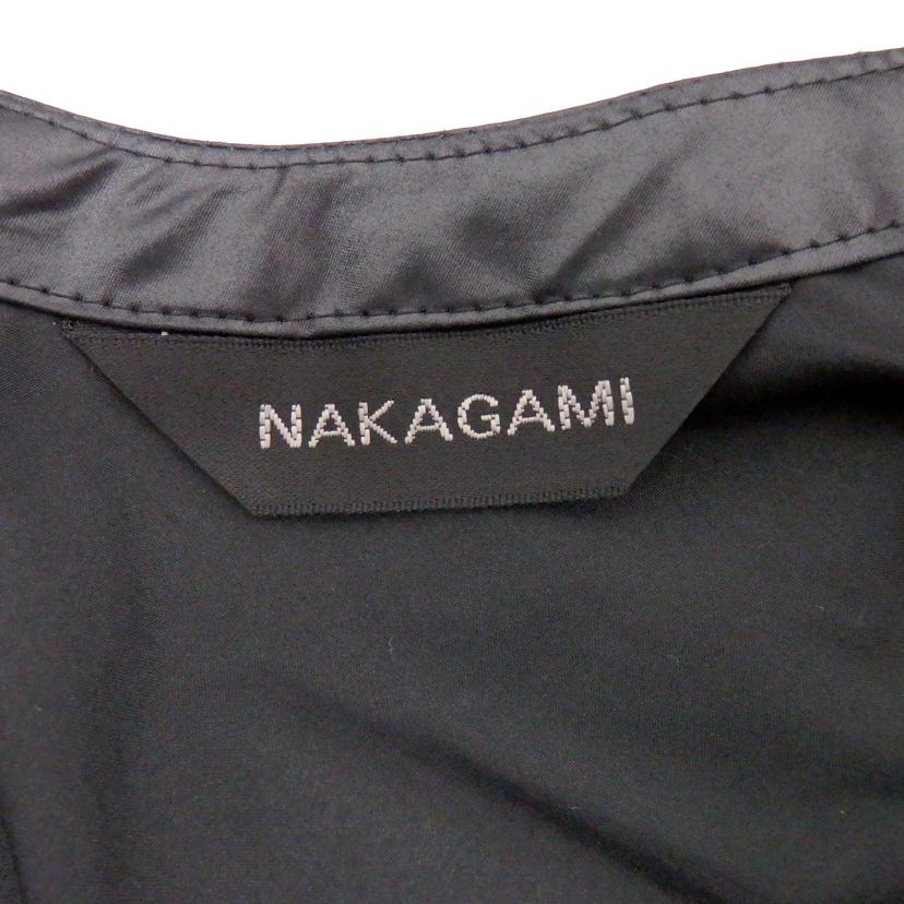 NAKAGAMI ナカガミ/キャミソール型ワンピース ストレッチツイル・タフタ切替/233A0021//Aランク/77