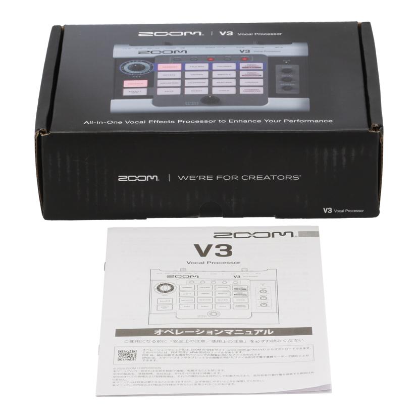 ZOOM ズーム/ボーカルエフェクター/V3 Vocal Processor//C56005638/Aランク/71
