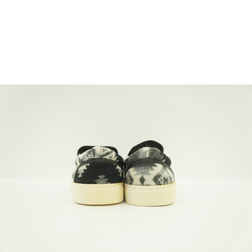 1PIU1UGUALE3 ウノピュウガーレトレ/PENDLETON スリッポンシューズ 25cm/TN-16S-053//ABランク/20