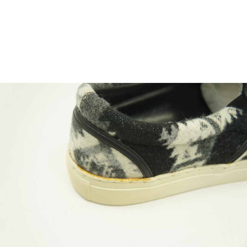 1PIU1UGUALE3 ウノピュウガーレトレ/PENDLETON スリッポンシューズ 25cm/TN-16S-053//ABランク/20