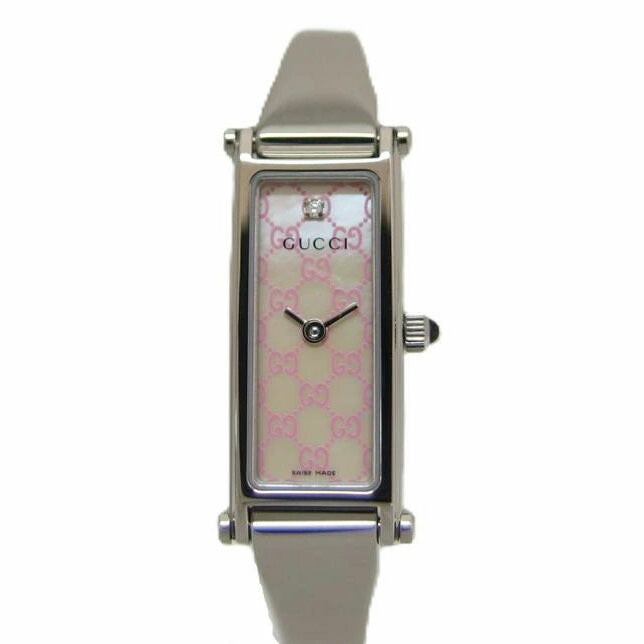 GUCCI グッチ/スクエアバングルウォッチ・GGシェル/クオーツ/1500L//141*****/Aランク/18