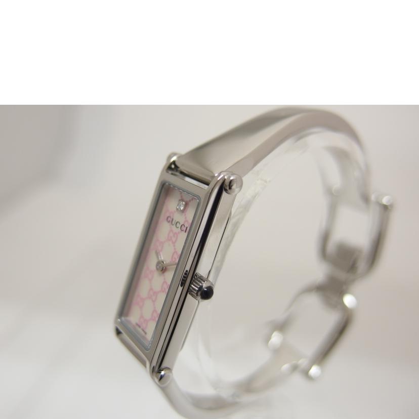 GUCCI グッチ/スクエアバングルウォッチ・GGシェル/クオーツ/1500L//141*****/Aランク/18