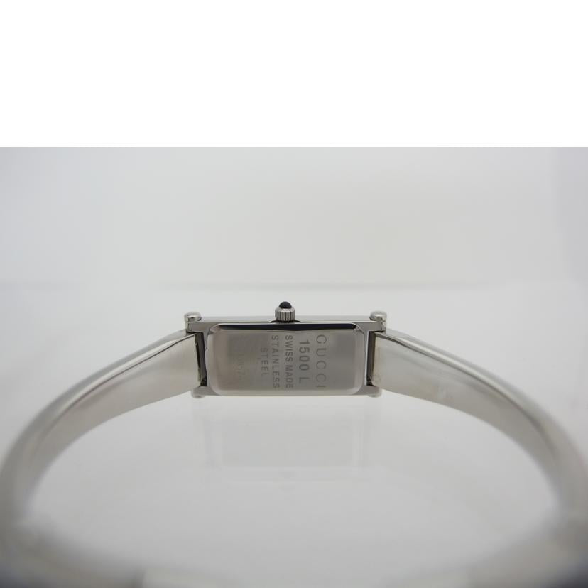 GUCCI グッチ/スクエアバングルウォッチ・GGシェル/クオーツ/1500L//141*****/Aランク/18