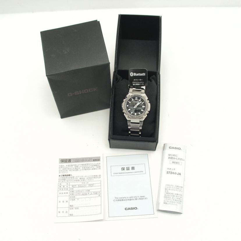 CASIO カシオ/G-CHOCK/G-STEEL/タフソーラー×スマホリンク/GST-B600D-1AJF//003*****/SAランク/20