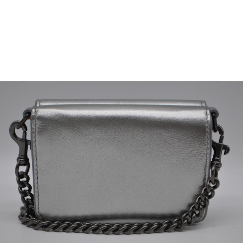 BALENCIAGA バレンシアガ/キャッシュミニチェーンウォレット/シルバー/618145//8・1***/Aランク/89