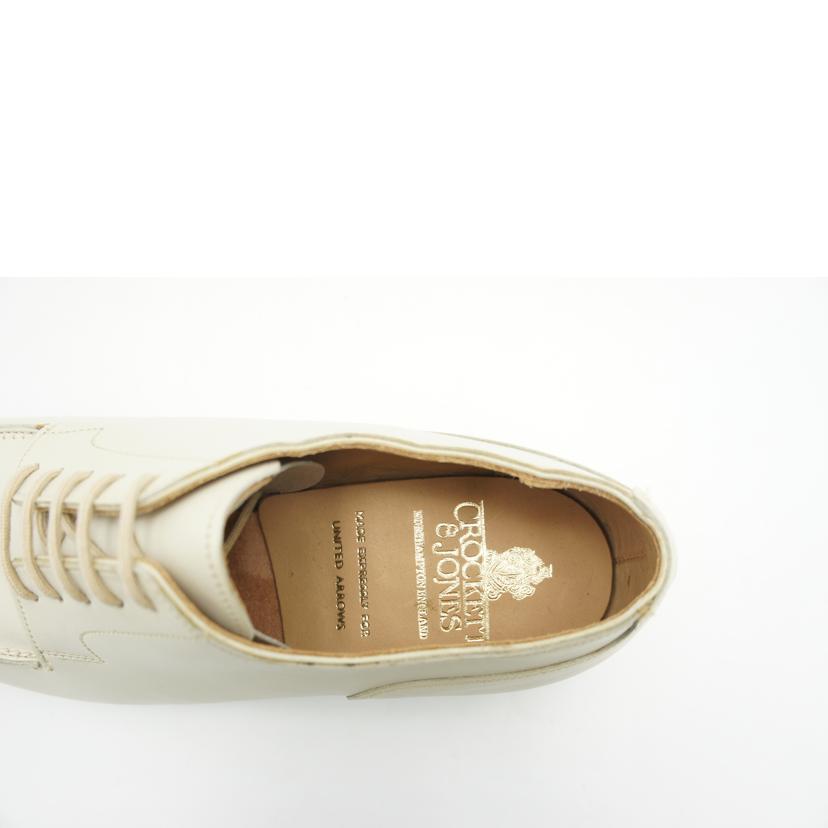 CROKETT&JONES クロケットアンドジョーンズ/Uチップシューズ/ホワイト/J9262RD//X39521/Aランク/20