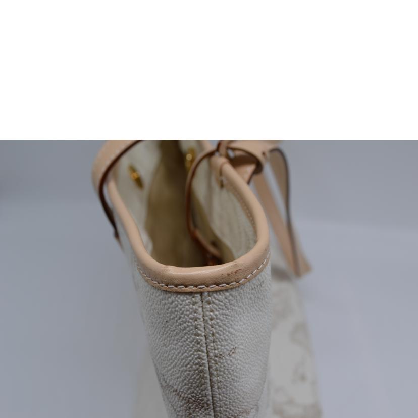 PRIMACLASSE プリマクッラセ/マップラインレザートート/ホワイト/01EC5D007618//Aランク/89