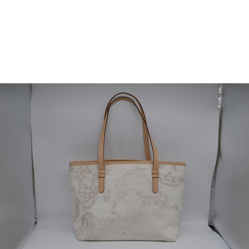 PRIMACLASSE プリマクッラセ/マップラインレザートート/ホワイト/01EC5D007618//Aランク/89