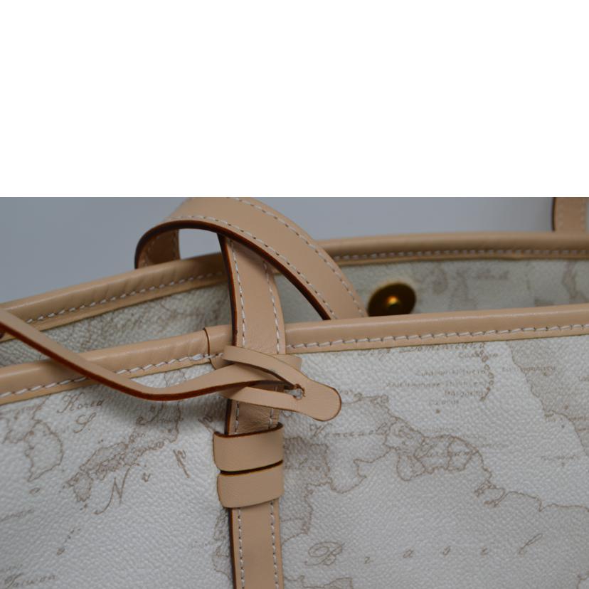 PRIMACLASSE プリマクッラセ/マップラインレザートート/ホワイト/01EC5D007618//Aランク/89