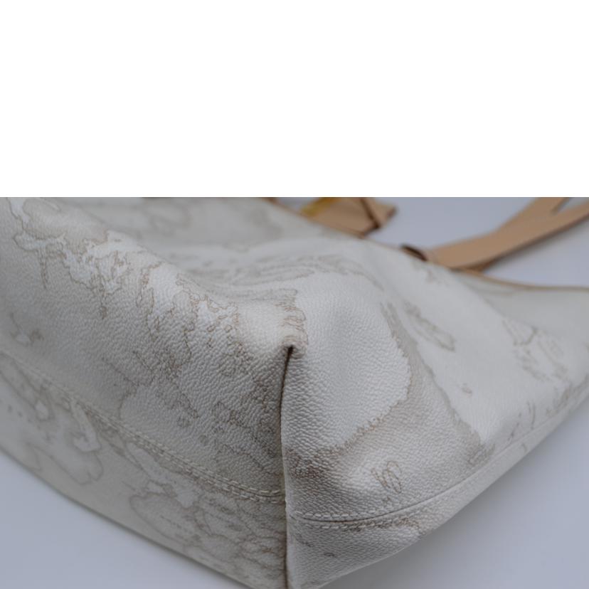 PRIMACLASSE プリマクッラセ/マップラインレザートート/ホワイト/01EC5D007618//Aランク/89