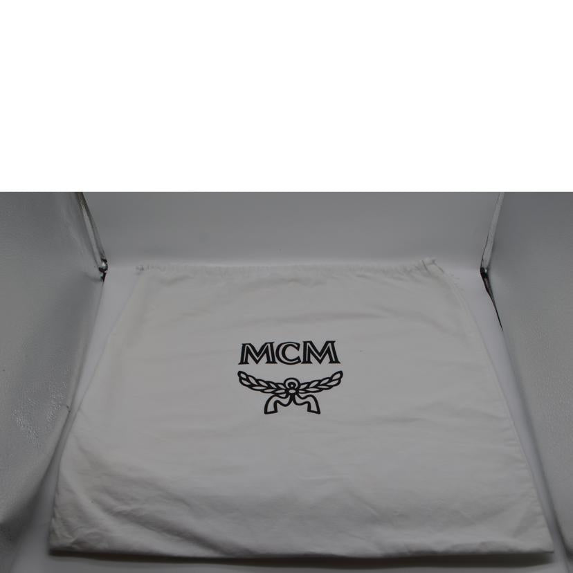 MCM エムシーエム/ヴィセトスレザーバックパック/ネイビーレッド/MMK9AVE51VS001//365**/Aランク/89