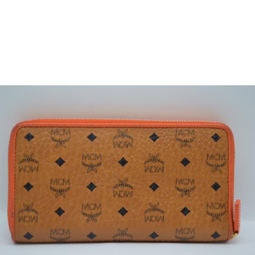 MCM エムシーエム/ヴィセトスリボンラウンドファスナー長財布/MYL7SLL02CO001//Bランク/89