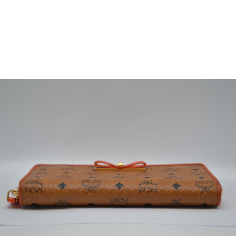 MCM エムシーエム/ヴィセトスリボンラウンドファスナー長財布/MYL7SLL02CO001//Bランク/89