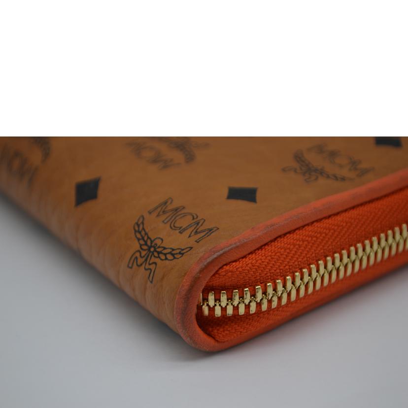 MCM エムシーエム/ヴィセトスリボンラウンドファスナー長財布/MYL7SLL02CO001//Bランク/89
