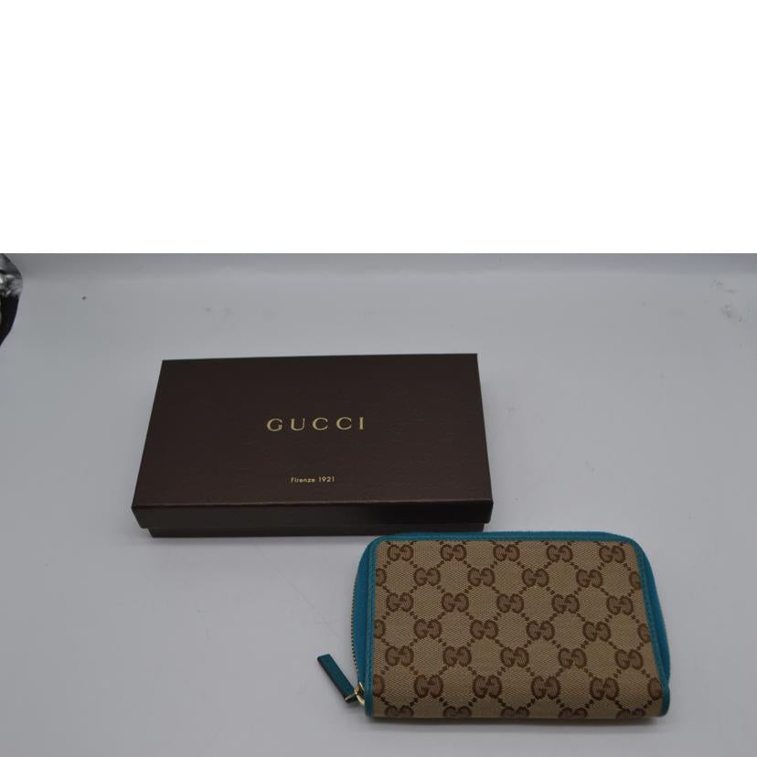 GUCCI グッチ/GGキャンバスコンパクトラウンドファスナー財布/420113//095*/ABランク/89