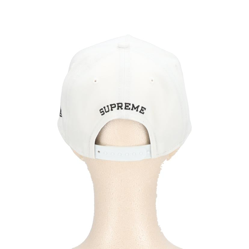 Supreme シュプリーム/ニューエラ×シュプリーム/キャップ/ホワイト//SAランク/18