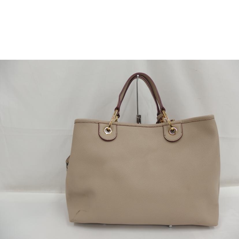 EMPORIO ARMANI エンポリオアルマーニ/EMPORIO ARMANI 2wayトートバッグ/ベージュ//BCランク/82