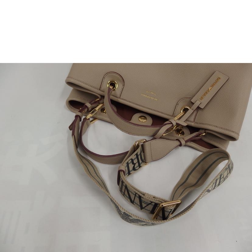 EMPORIO ARMANI エンポリオアルマーニ/EMPORIO ARMANI 2wayトートバッグ/ベージュ//BCランク/82