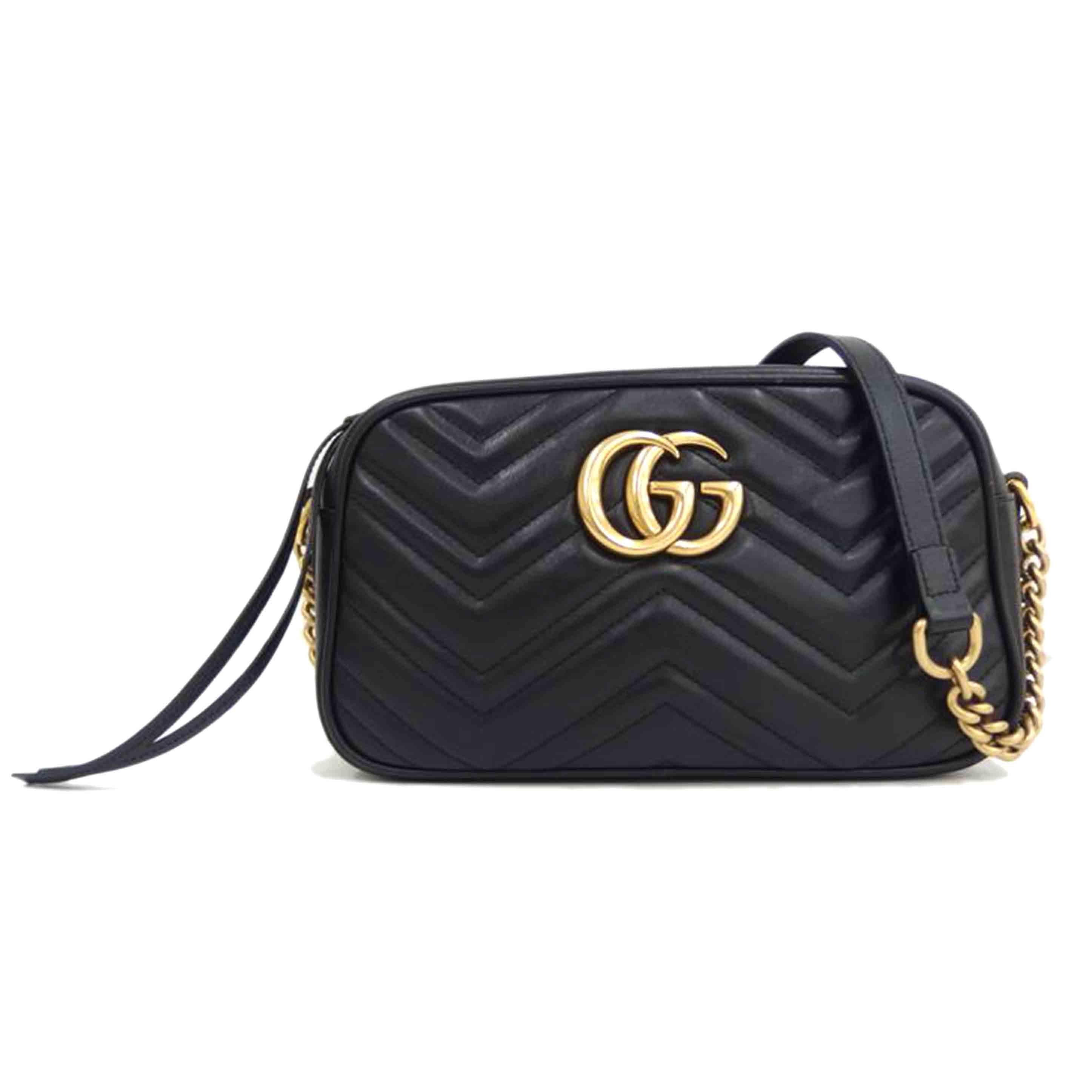 GUCCI グッチ/GGマーモント チェーンショルダーバッグ /447632//520***/ABランク/82