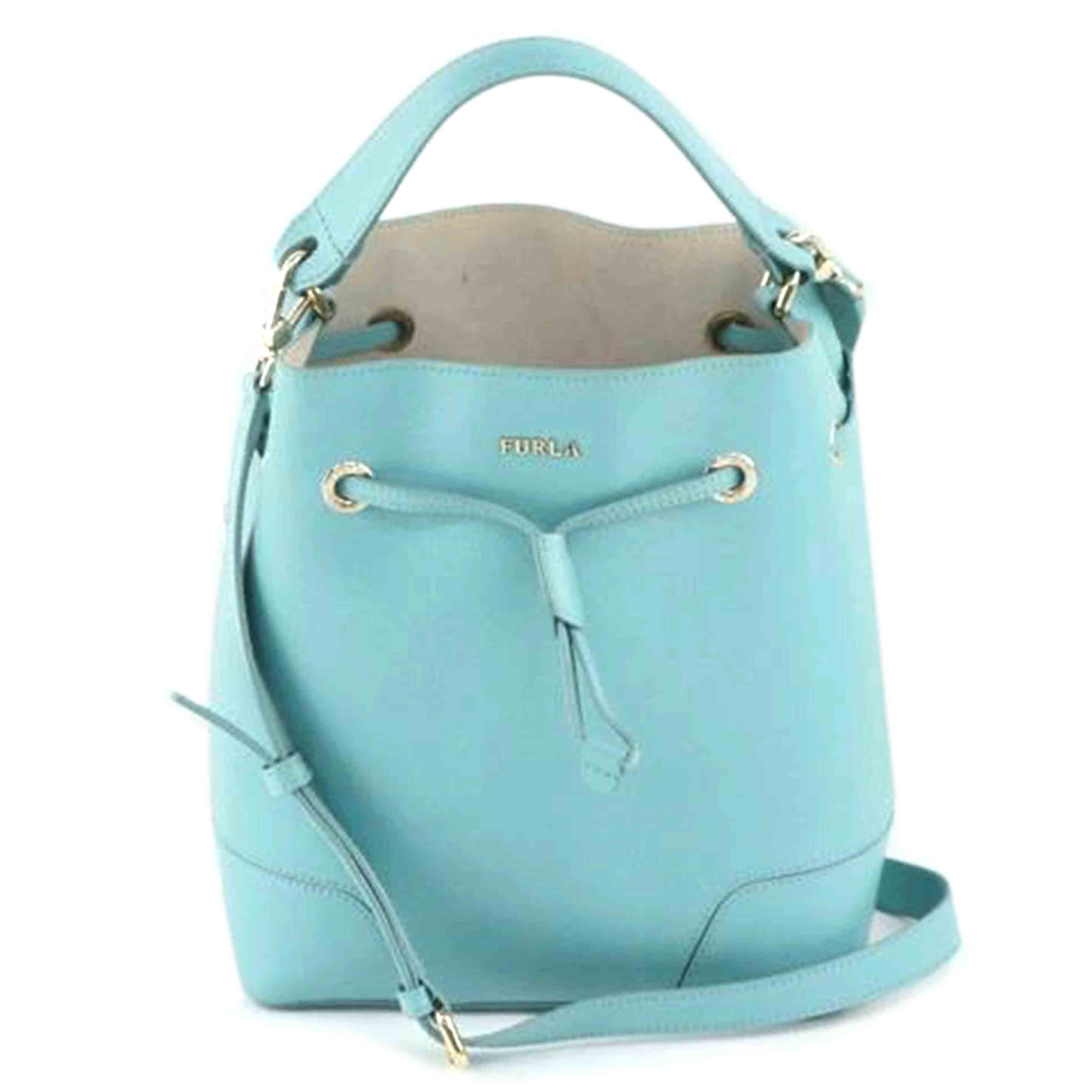 FURLA フルラ/2WAYハンド/ブルー/カーフ//Bランク/64