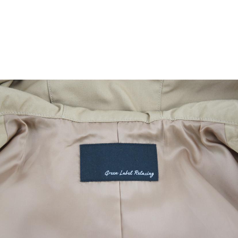 Green label relaxing グリーンレーベルリラクシング/フード ブルゾン/ベージュ/3625-179-1365//ABランク/64