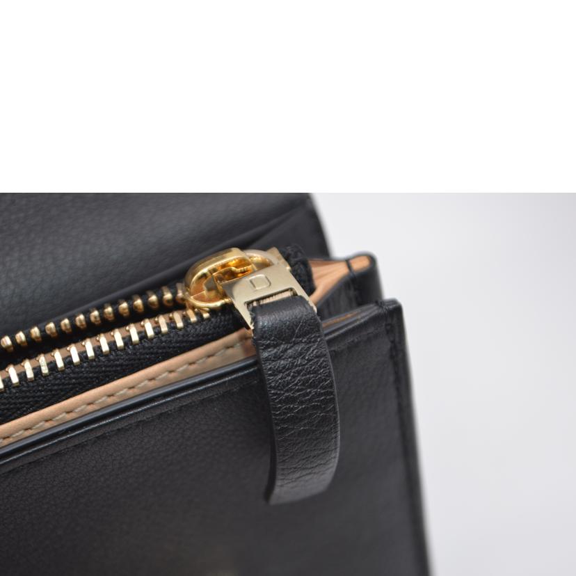 DELVAUX デルヴォー/マダムカーフレザーウォレット/ノワール//Aランク/89