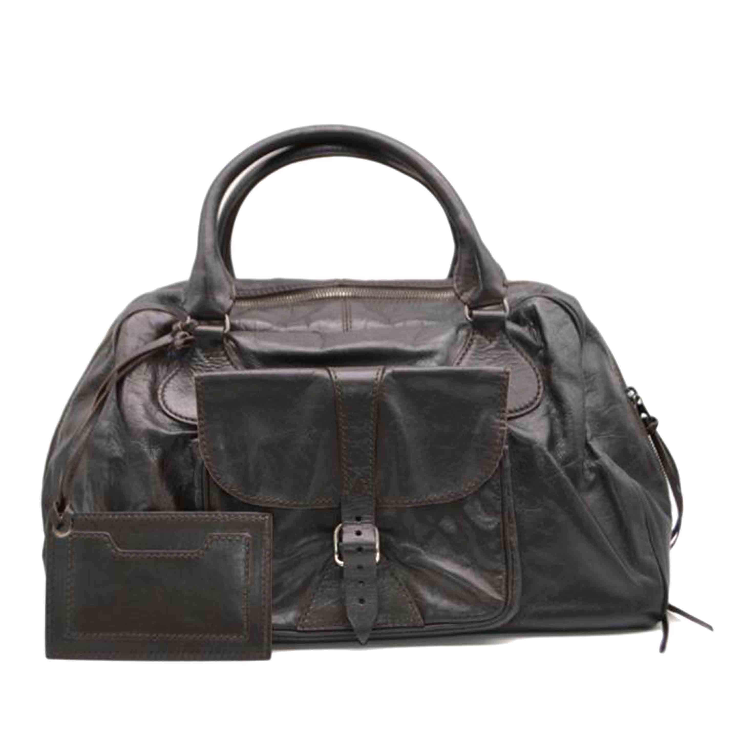 BALENCIAGA バレンシアガ/ポケットシェーブルレザーボストンバッグ/341480//I・5*****/ABランク/89