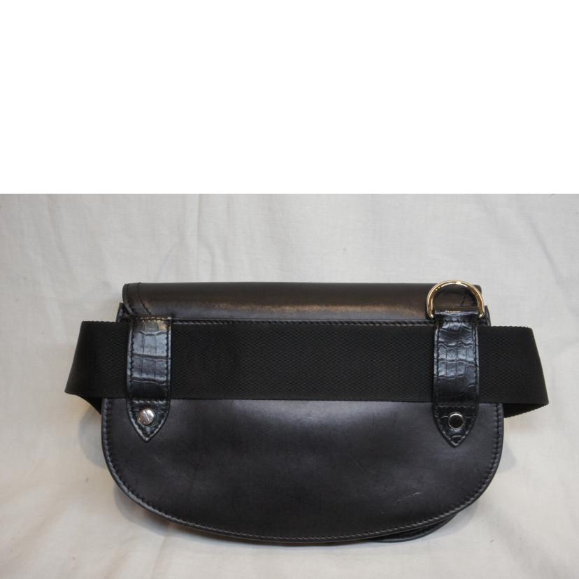 Dior ディオール/サドルレザーベルトバッグブラック//00-********/ABランク/92