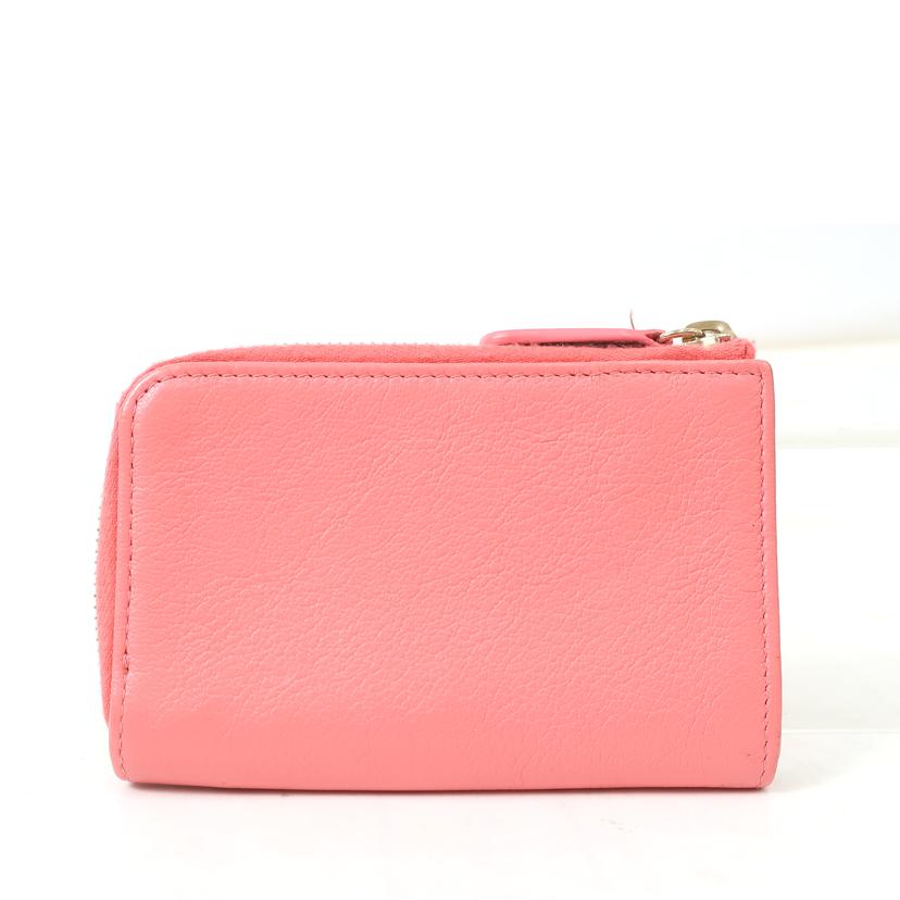 CHANEL シャネル/ラッキーフラワー キーリング付きコインケース 小銭入れ ピンク//269*****/Bランク/65