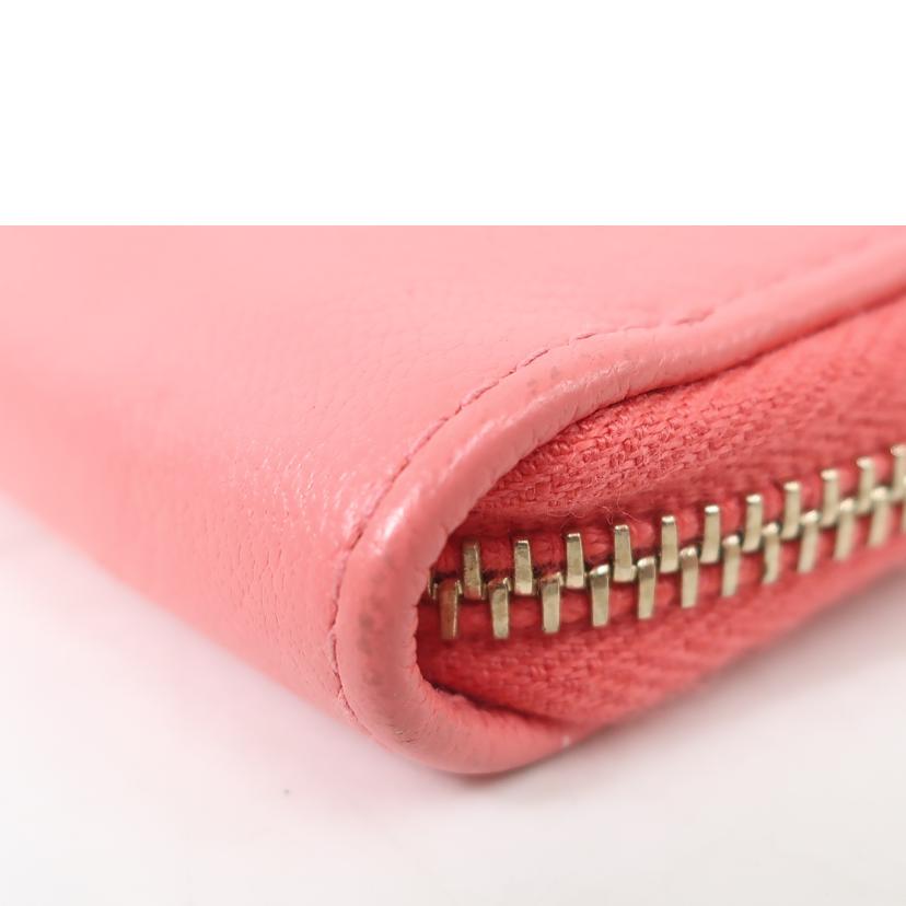 CHANEL シャネル/ラッキーフラワー キーリング付きコインケース 小銭入れ ピンク//269*****/Bランク/65