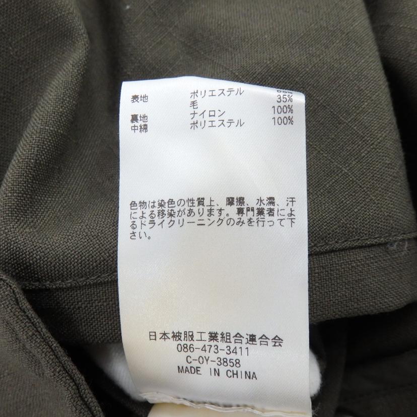 JOHNBULL ジョンブル/リップリバーシブル ミリタリー中綿ノーカラーロングコート/JL234L19 231-0259-00//Aランク/77