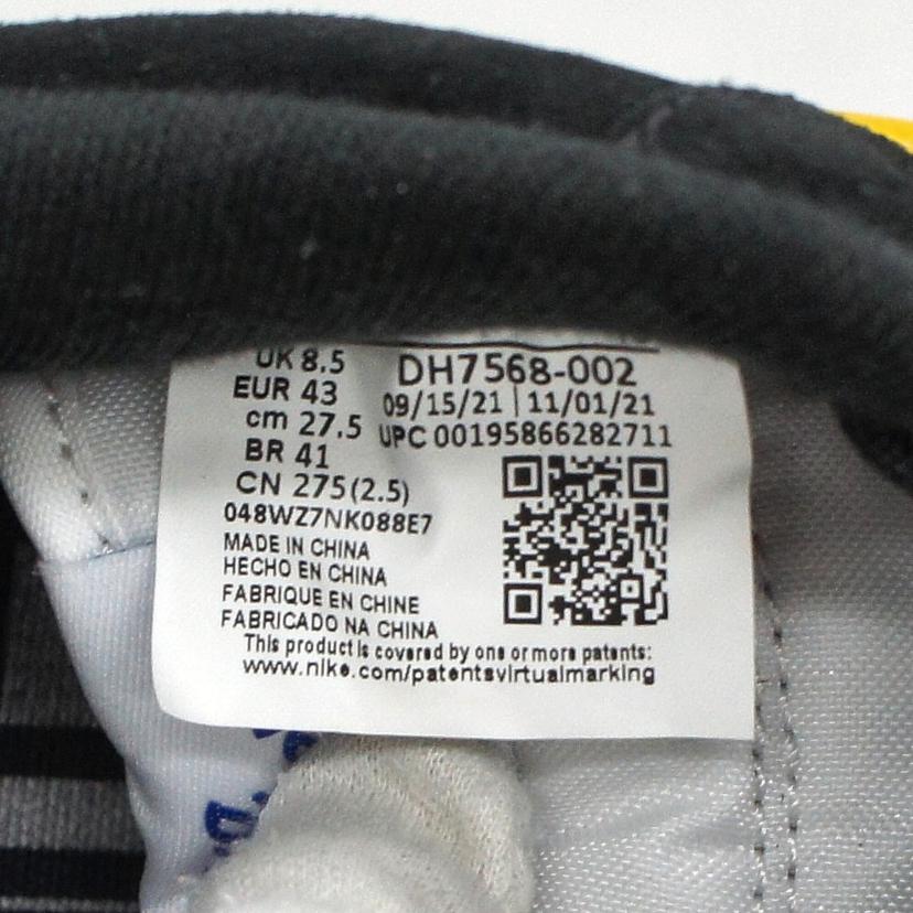 NIKE ナイキ/AIR FORCE 1 Low ’07 LV8/DH7568-002//00195866282711/Aランク/85