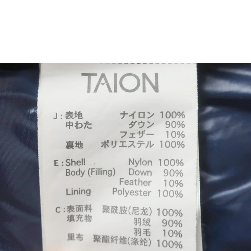 SHIPS×TAION シップス×タイオン/ダウンジャケット Lサイズ 薄手 ネイビー//ABランク/65