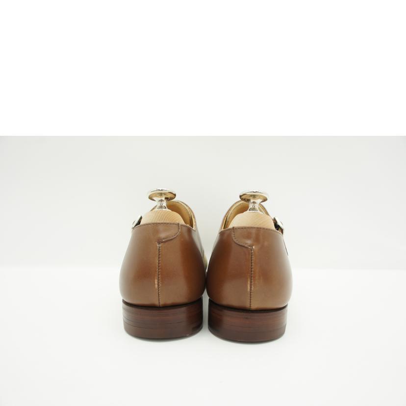 CROKETT&JONES クロケットアンドジョーンズ/レザー×キャンバス シューズ/ブラウン×ベージュ/6189//X37969/SAランク/20