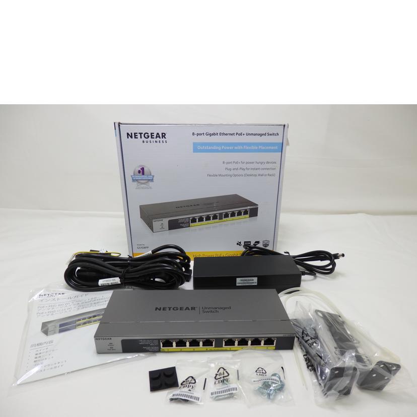 NETGEAR ネットギア/ネットワークハブ/GS108PP-100AJS//76C132DE00673/Bランク/84