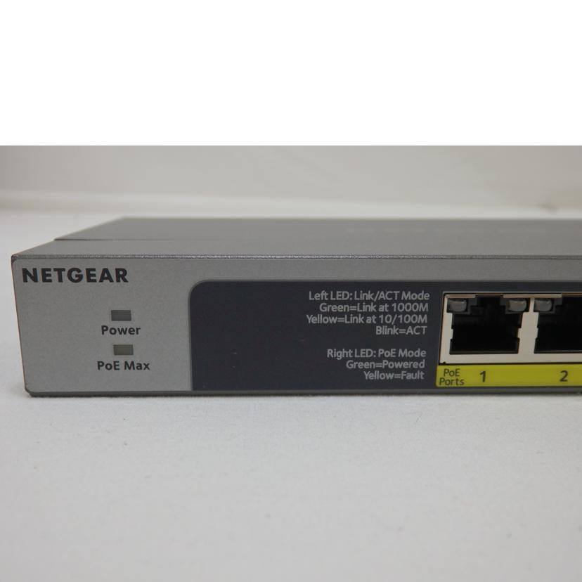 NETGEAR ネットギア/ネットワークハブ/GS108PP-100AJS//76C132DE00673/Bランク/84