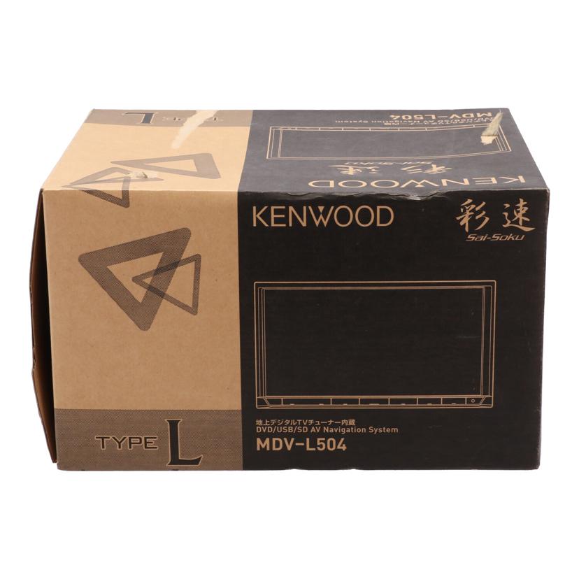 KENWOOD ケンウッド/インダッシュナビ 未使用品/MDV-L504//112X2565/Sランク/67