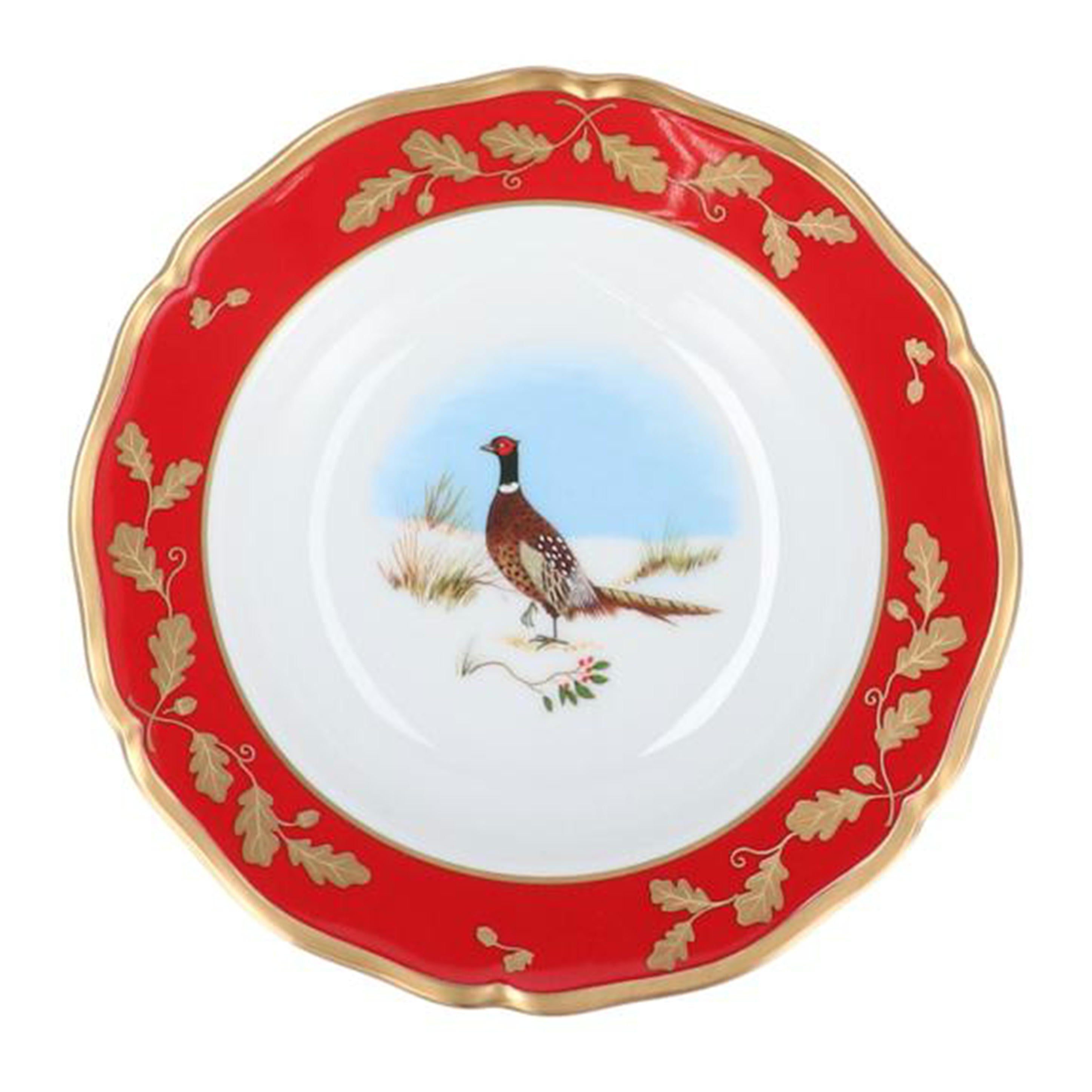 Lynn Chase リンチェイス/Winter Game Birds/スープ皿//Aランク/19