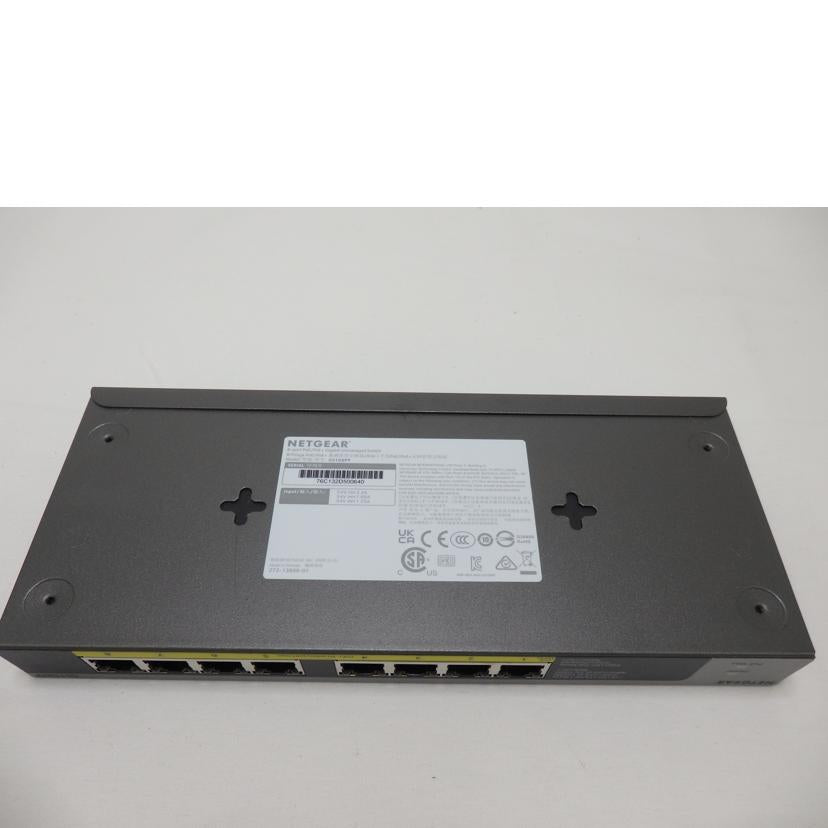 NETGEAR ネットギア/ネットワークハブ/GS108PP-100AJS//76C132D500640/Bランク/84