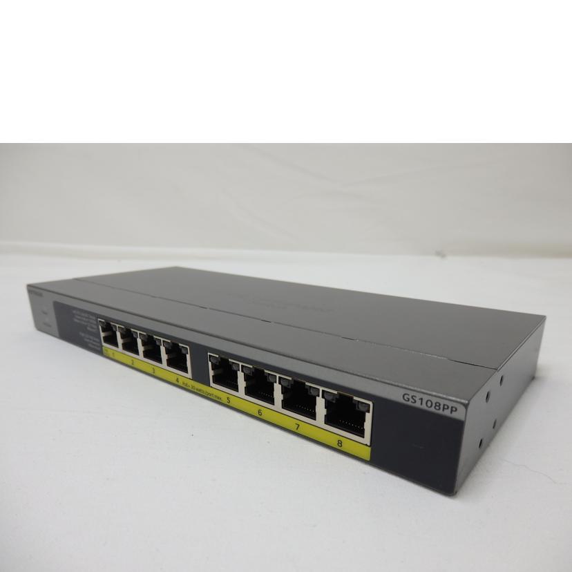 NETGEAR ネットギア/ネットワークハブ/GS108PP-100AJS//76C132D500640/Bランク/84