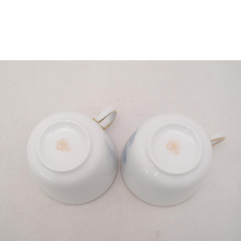 OKURA 大倉陶苑/ブルーローズ モーニング カップ&ソーサー/8211//Sランク/69