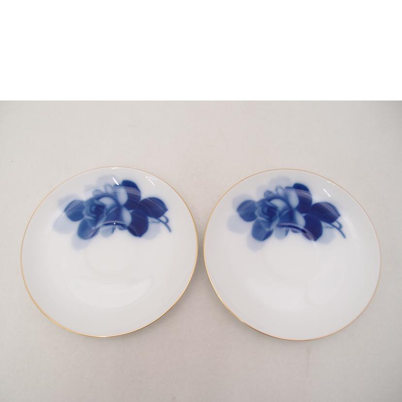 OKURA 大倉陶苑/ブルーローズ モーニング カップ&ソーサー/8211//Sランク/69