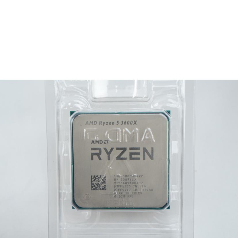 AMD アドバンストマイクロデバイセズ/CPU/RYZEN5 3600X/RYZEN5 3600X//9HY5489N00407/Bランク/67
